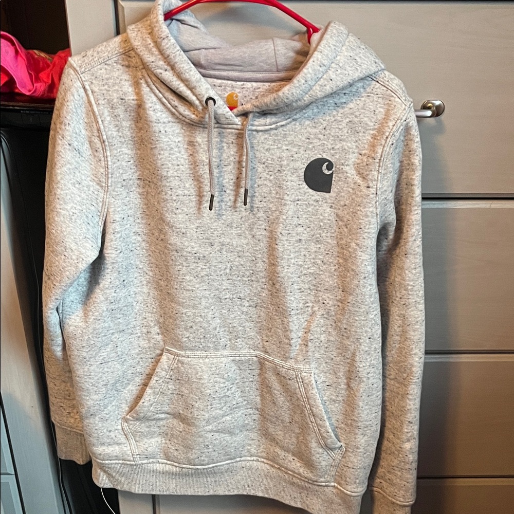 Carhartt Light Gray Pullover Hoodie